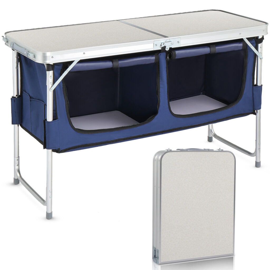 4ft Folding Outdoor Table — Heavy‑Duty, Portable, Camping & Picnic