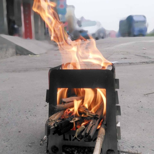 Portable Survival Wood Stove — Ultralight, Stainless Steel, Biomass‑Ready - Image 5