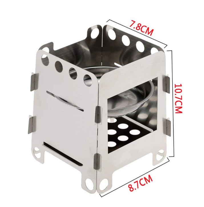 Portable Survival Wood Stove — Ultralight, Stainless Steel, Biomass‑Ready - Image 6