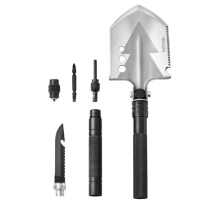 8‑in‑1 Survival Shovel — Folding Multitool, Military‑Grade, Compact