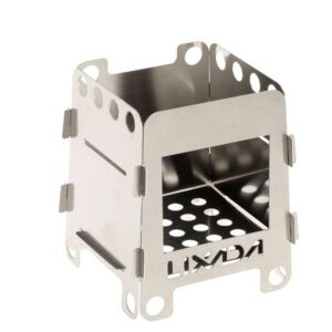 Portable Survival Wood Stove — Ultralight, Stainless Steel, Biomass‑Ready