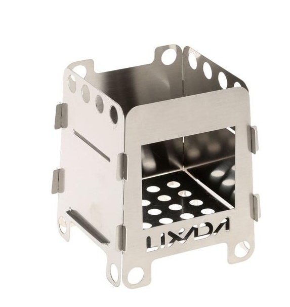 Portable Survival Wood Stove — Ultralight, Stainless Steel, Biomass‑Ready