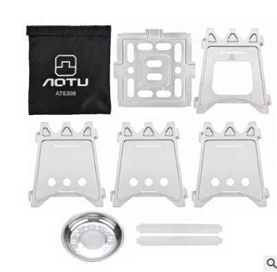 Portable Survival Wood Stove — Ultralight, Stainless Steel, Biomass‑Ready - Image 3